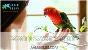 respecting parakeet preferences