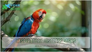 respiratory distress signs