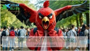 responding to bird attacks