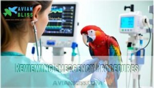 reviewing emergency procedures