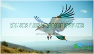 rollers with acrobatic displays