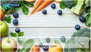 safe fruits and vegetables