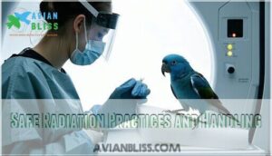 safe radiation practices and handling