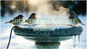 safety precautions for heated birdbaths