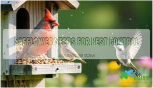 safflower seeds for pest control
