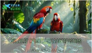 scarlet macaw characteristics scarlet macaw characteristics