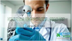 selecting a specialized avian vet