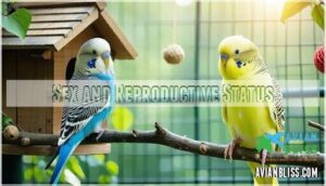 sex and reproductive status