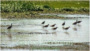 shore and marsh habitats