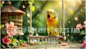 signs of unhappy tweets and their causes