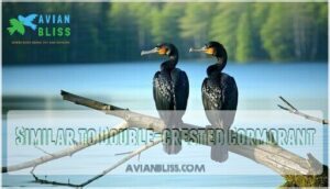 similar to double-crested cormorant