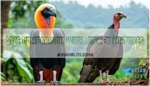 size comparison with turkey vultures