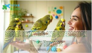 social behavior and interaction with humans