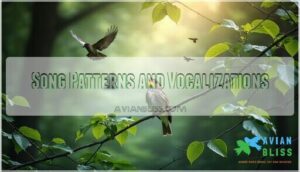 song patterns and vocalizations