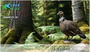 sooty grouse behavior