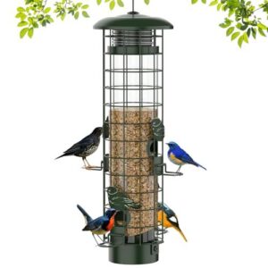 Squirrel Proof Bird Feeder,Metal Mesh B0CJ96ZKG2