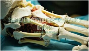 surgical interventions and fixation devices