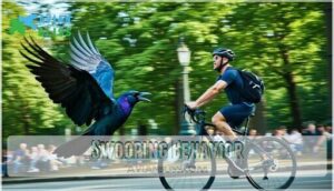 swooping behavior