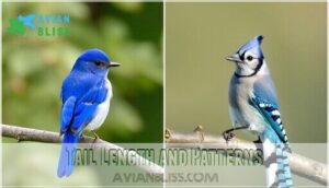 tail length and patterns