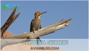 territorial drumming