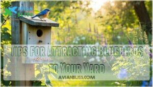 tips for attracting bluebirds to your yard