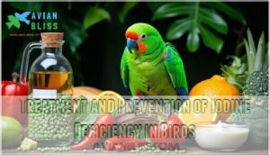 treatment and prevention of iodine deficiency in birds