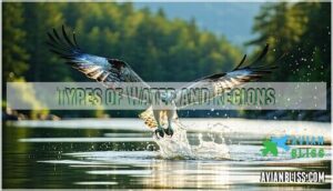 types of water and regions