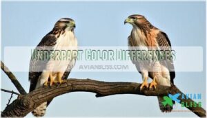 underpart color differences underpart color differences