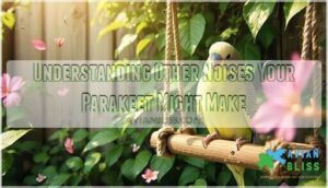 understanding other noises your parakeet might make
