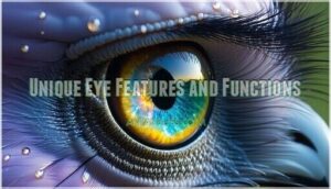 unique eye features and functions