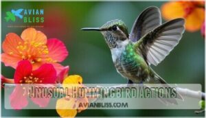 unusual hummingbird actions unusual hummingbird actions