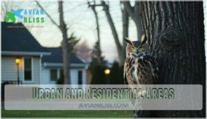 urban and residential areas