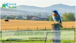 urban and rural habitats