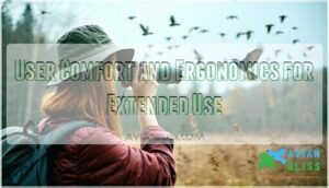 user comfort and ergonomics for extended use