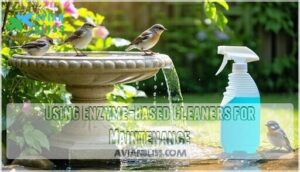 using enzyme-based cleaners for maintenance