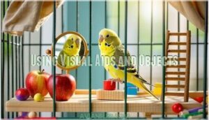 using visual aids and objects