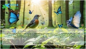 variation in butterfly palatability