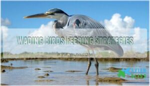 wading birds feeding strategies