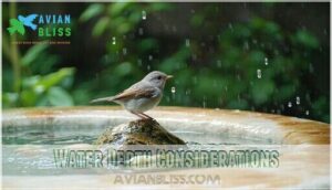 water depth considerations