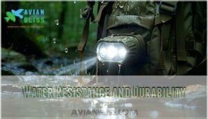 water resistance and durability
