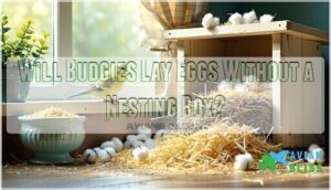 will budgies lay eggs without a nesting box will budgies lay eggs without a nesting box