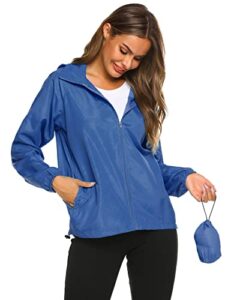 Womens Lightweight Hooded Waterproof Active B071HHMS4M