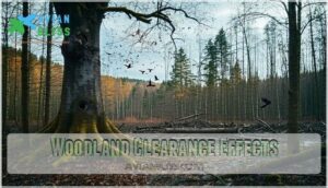 woodland clearance effects