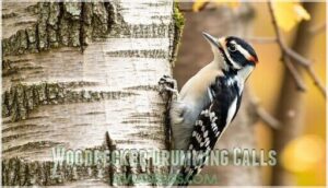 woodpecker drumming calls