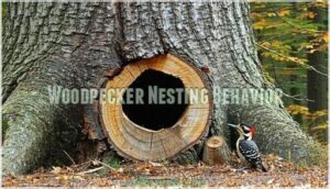 woodpecker nesting behavior