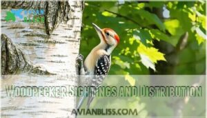 woodpecker sightings and distribution