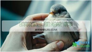 abdominal air sacs tube