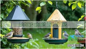 adding roofs and trays adding roofs and trays