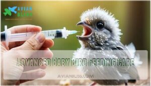 advanced baby bird feeding care