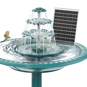 AISITIN 6.5W Solar Bird Bath B0F43WG3G1